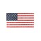 5-Inch American Flag Wall Stencil | 3107B by Designer Stencils | Reusable Stencils for Painting |